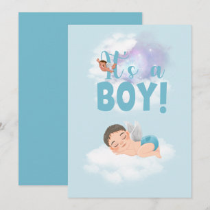 Es ist eine Baby-Announcement-Karte Ankündigung