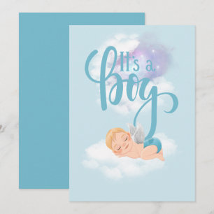 Es ist eine Baby-Announcement-Karte Ankündigung