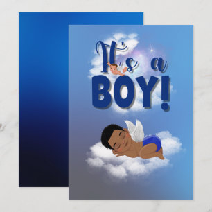 Es ist eine Baby-Announcement-Karte Ankündigung