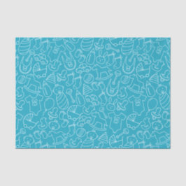 Es ist eine Baby Blue Baby Dusche Seidenpapier