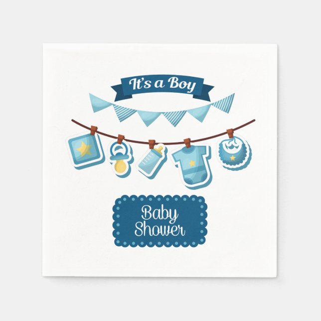 Es ist eine Baby-Dusche 3 Ply Napkins Serviette (Vorderseite)