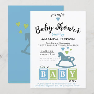 Es ist eine Baby-Dusche Einladung
