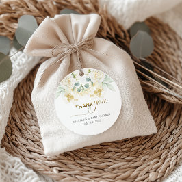 Es ist eine Baby-Dusche - Gold Balloon & Greenery Geschenkanhänger