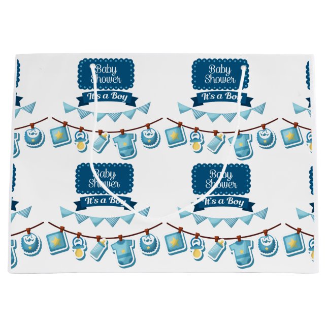Es ist eine Baby-Dusche große Geschenktasche Große Geschenktüte (Vorderseite)