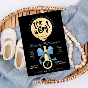 Es ist eine Baby Rattle Baby Shower Einladung