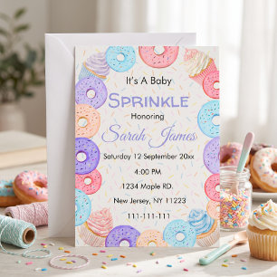 Es ist eine Baby Sprinkle Casual Baby Shower Einladung