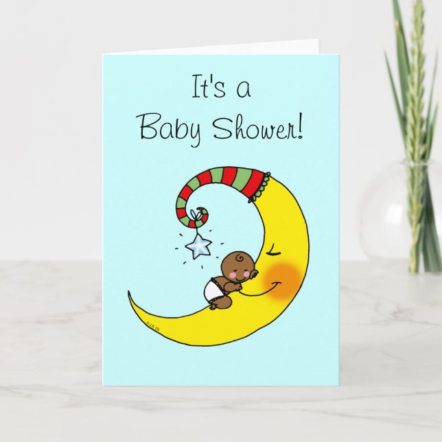 Es ist eine Babydusche! (baby jungen) Einladung (Vorderseite)