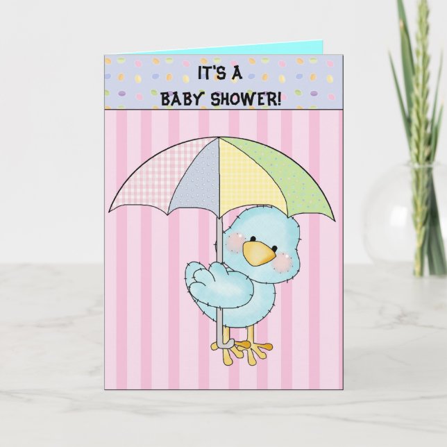 Es ist eine Babydusche! Karte! Einladung (Vorderseite)