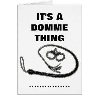 ES IST EINE DOMME SACHE