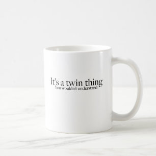 Es ist eine Doppelsache, Sie würde verstehen nich Kaffeetasse