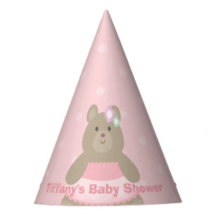 Es ist eine elegante rosa Baby-Dusche Partyhütchen