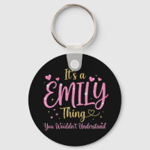 Es ist eine Emily-Sache Rosa Gold Frauen Geschenk