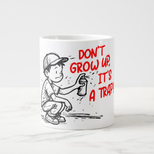 Es ist eine Falle Jumbo-Tasse