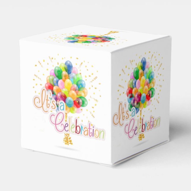 Es ist eine Feier Geschenkschachtel (Rückseite)