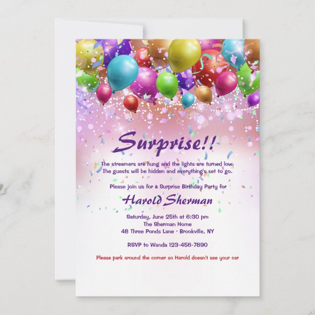 Es ist eine Feierliche Einladung (Vorderseite)