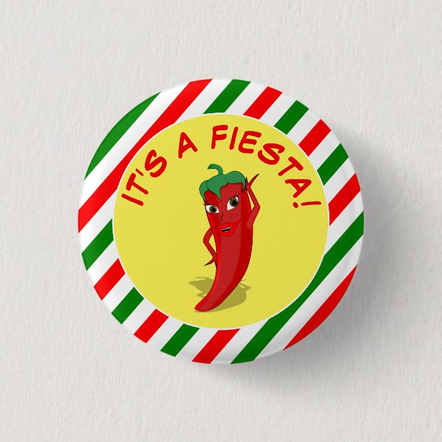 Es ist eine Fiesta Button (Vorderseite)