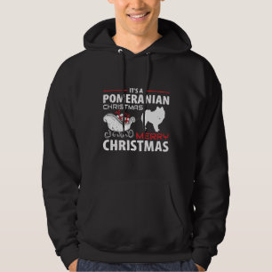 Es ist eine frohe Weihnachtsfeier im Spitz Hoodie