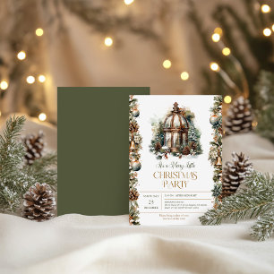 Es ist eine fröhliche kleine Weihnachtsfeier-Party Einladung