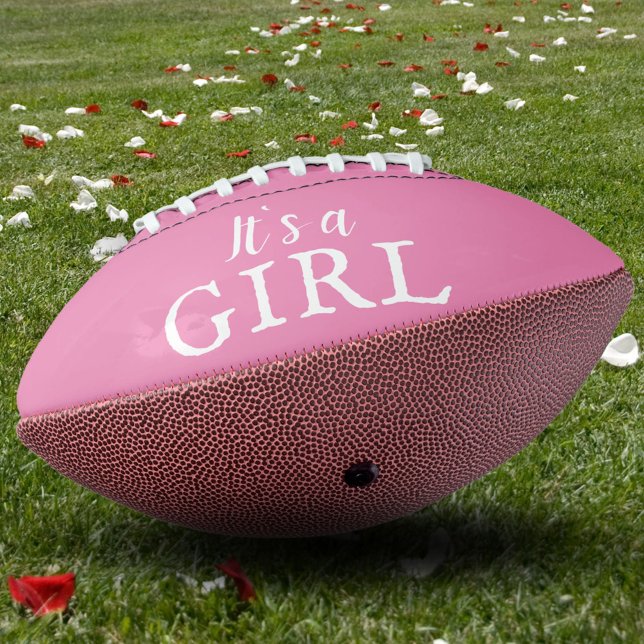 Es ist eine Girl Baby Girl Baby Shower Gender Reve Football (Von Creator hochgeladen)