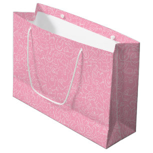 Es ist eine Girl Pink Baby Dusche Große Geschenktüte