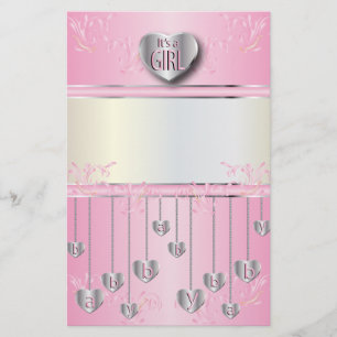 Es ist eine Girl Scrap-Buchung Briefpapier
