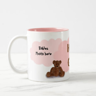 Es ist eine Girl-Tasse Zweifarbige Tasse