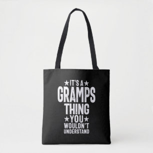 Es ist eine Gratwanderung Großvatergeschenk Tasche