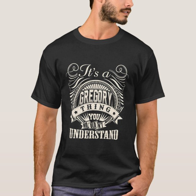 Es ist eine Gregorianische Sache, die man Grego ni T-Shirt (Vorderseite)
