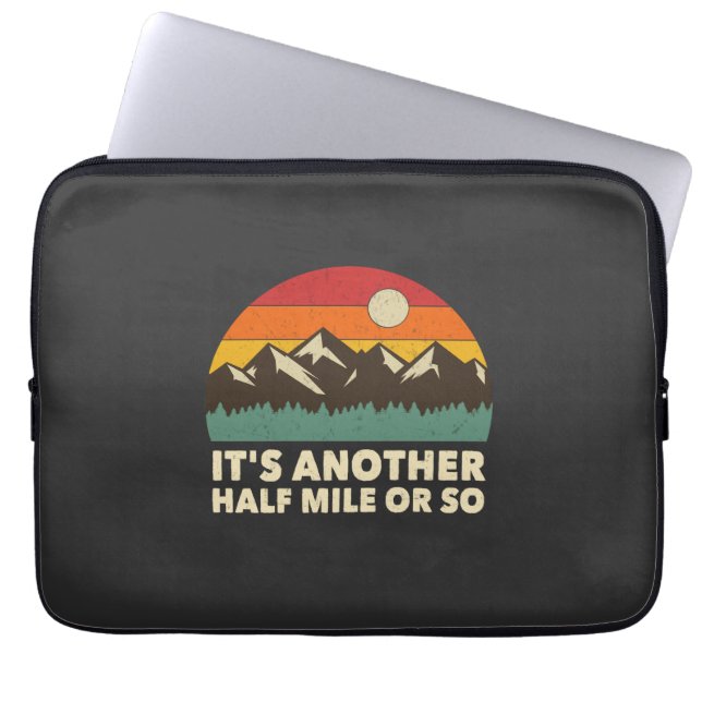Es ist eine halbe Liebe, Mountainbike- Laptopschutzhülle (Vorderseite)