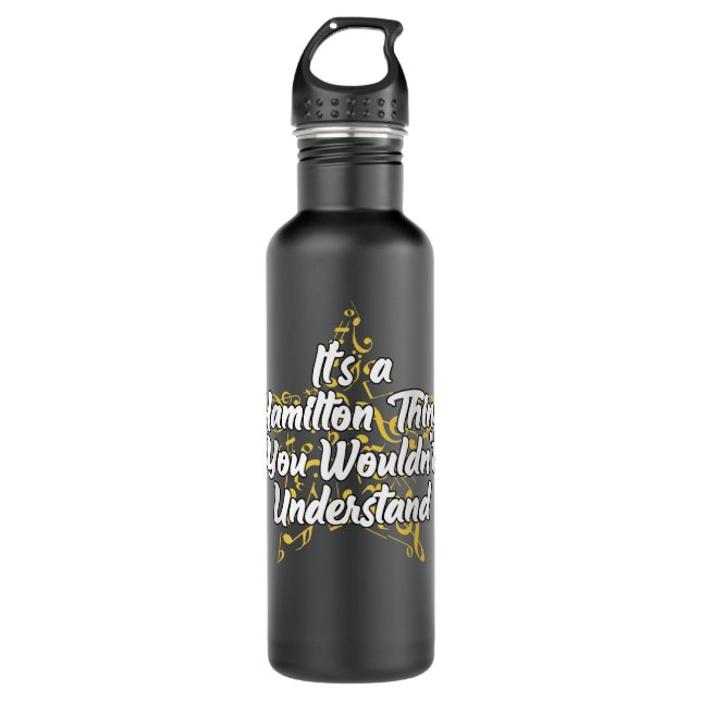 Es ist eine Hamilton Sache, die man nicht verstehe Edelstahlflasche (Vorderseite)
