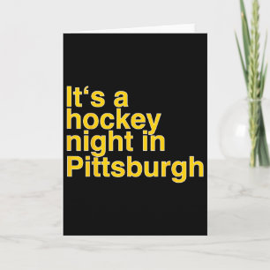 Es ist eine Hockey-Nacht in Pittsburgh  Karte