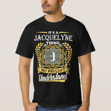 Es ist eine Jacquelyne Sache, die man nicht verste