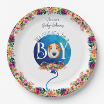 Es ist eine junge blaue Ballon Guinea Schweine Bab