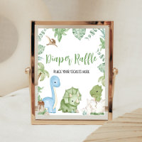 Es ist eine junge Dinosaurier Baby Duschdusche Win