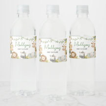 Es ist eine Jungle Safari Animal Baby Dusche