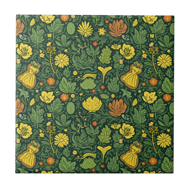 Es ist eine Keramik. Fliese (Vorderseite)