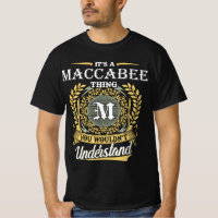 Es ist eine Maccabee-Sache, die du nicht verstehst