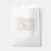 Es ist eine Mädchen-Foliage-Blush-Baby-Dusche