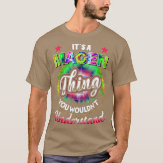 Es ist eine Magen-Sache - Nostalgie Gefärbte Krawa T-Shirt