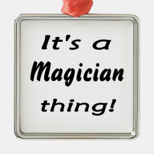 Es ist eine Magiersache! Silbernes Ornament