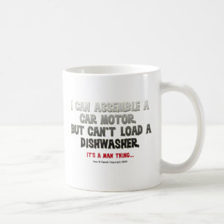 Es ist eine Mann-Sache: Kann eine Spülmaschine Kaffeetasse