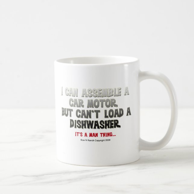 Es ist eine Mann-Sache: Kann eine Spülmaschine Kaffeetasse (Rechts)