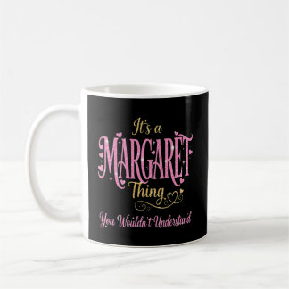Es ist eine Margaret-Sache Rosa Gold Frauen Gesche Kaffeetasse