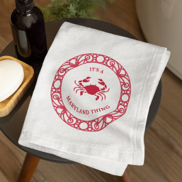 ES IST EINE MARYLAND-SACHE (CRABS) HANDTUCH