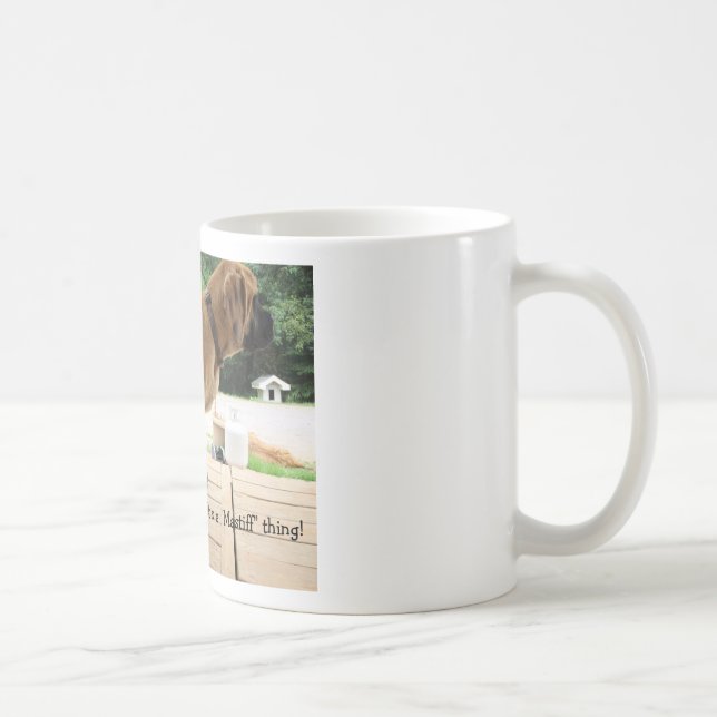 Es ist eine "Mastiff" Sache! Englischer Mastiff Tasse (Rechts)