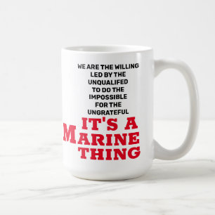 ES IST EINE MEERESSACHE KAFFEETASSE