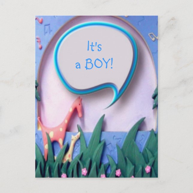 Es ist eine neue Ankündigung für Junge (Vorderseite)