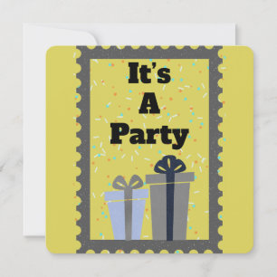Es ist eine Party-Einladung Einladung