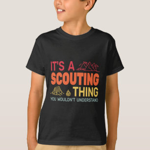 Es Ist Eine Pfadfinder Sache Rucksack Camping Jung T-Shirt