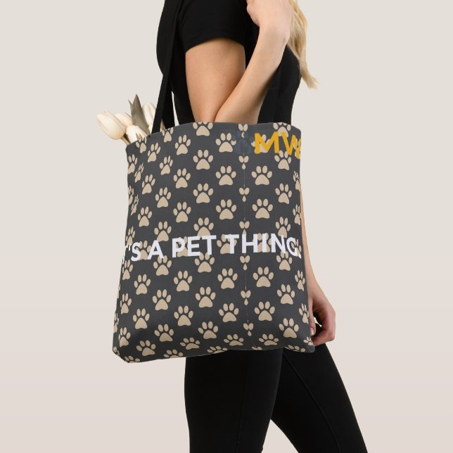 Es ist eine Pfoten-Sache Tasche (Von Nahem)
